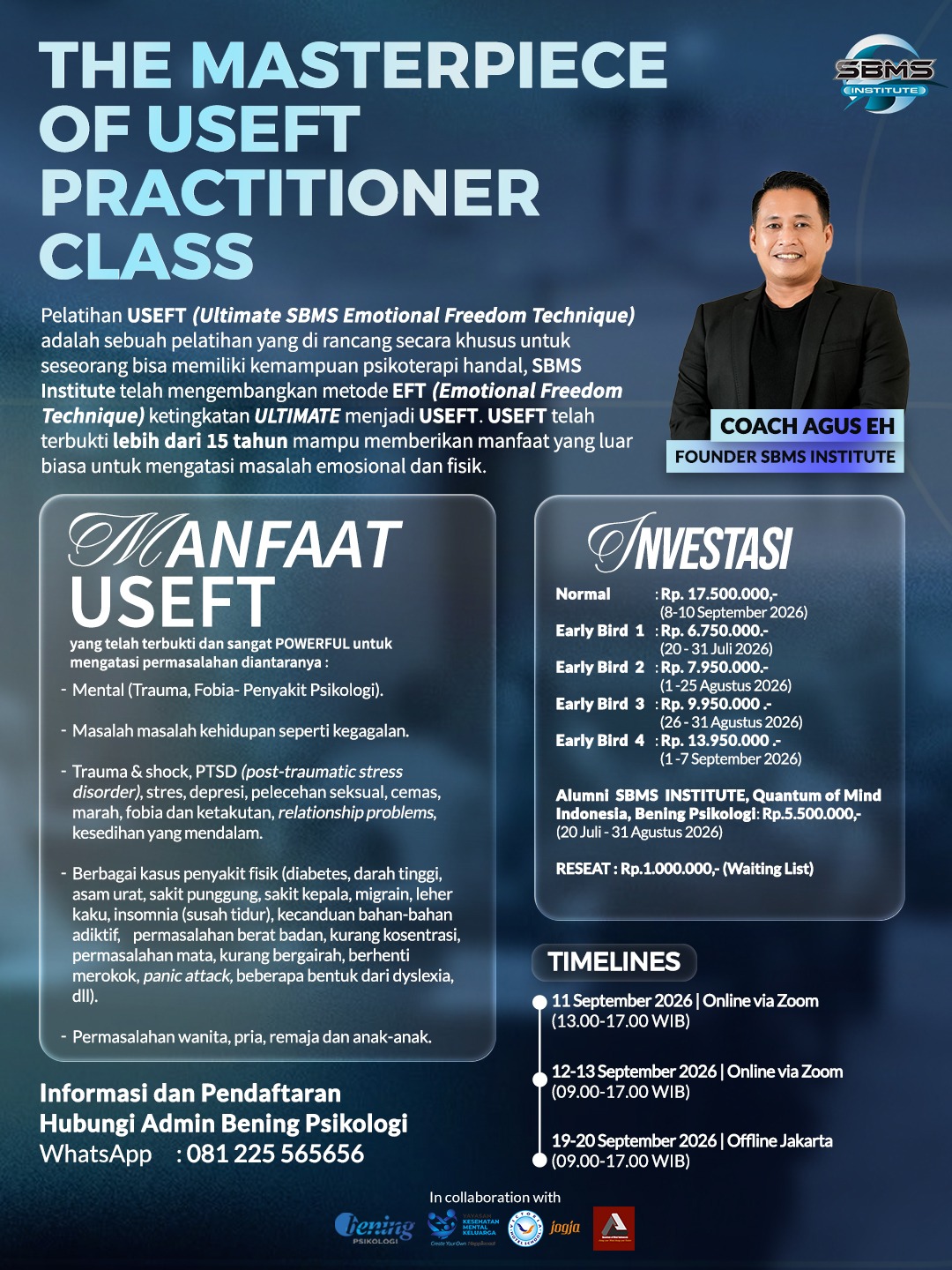 The Masterpiece of USEFT Practitioner Class